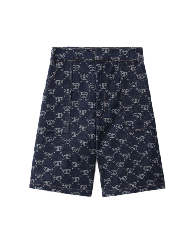 Short Bape Monogram Bleu Femme | IIU-47717011